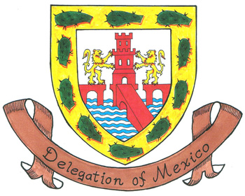 Order of St. Lazarus: Delegation of México Crest
