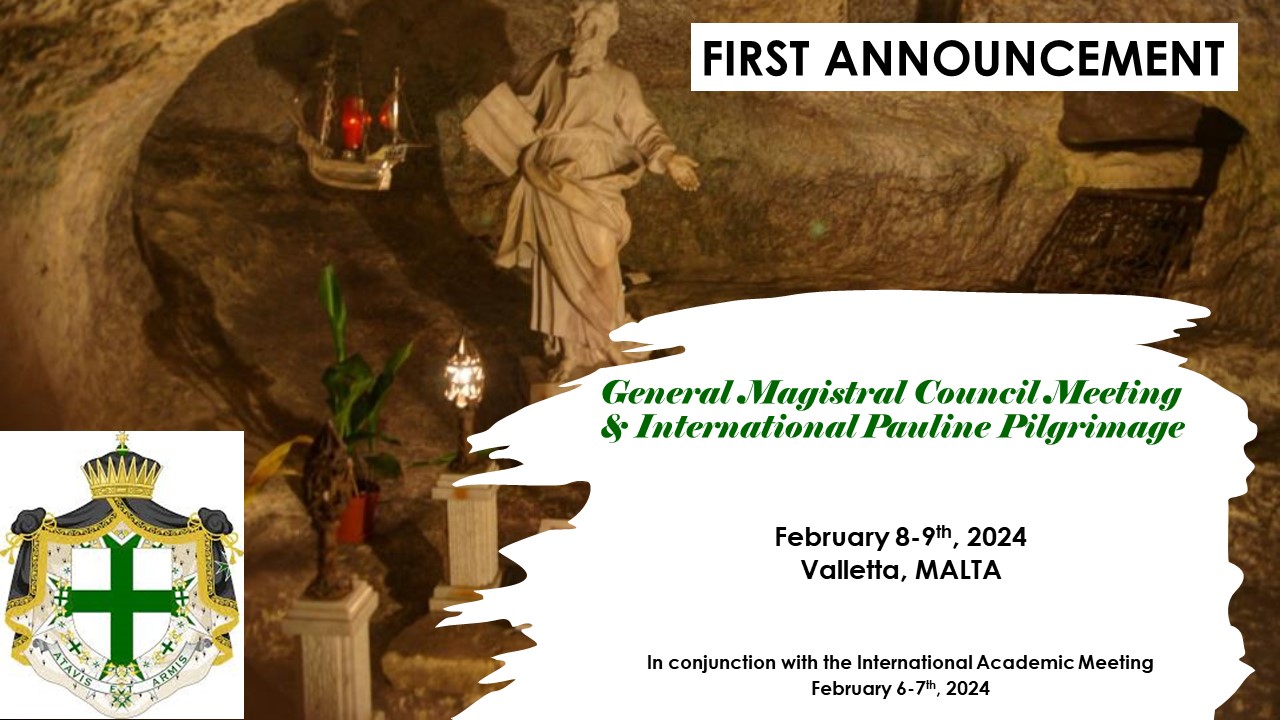 General Magistral Council Meeting & International Pauline Pilgrimage